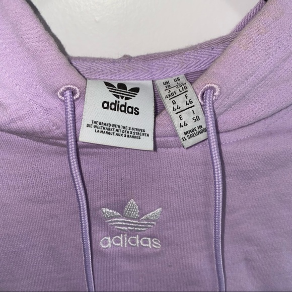 LILAC ADIDAS HOODIE - Picture 5 of 5